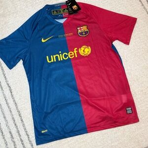Nike Fc Barcelona 2009 soccer jersey Messi #10